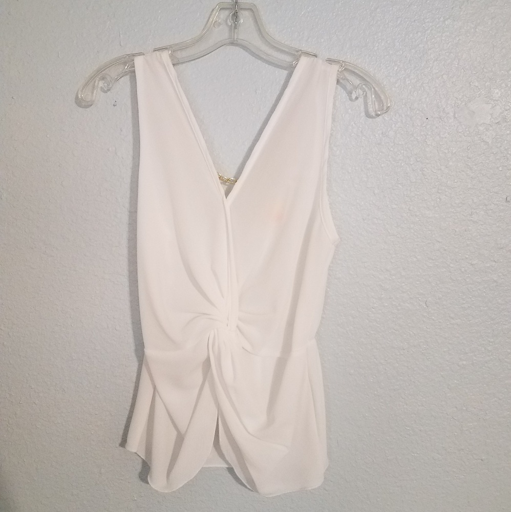 White tank top blouse